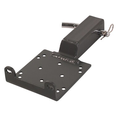 Extreme Max 56003084 Universal 2 Receiver Hitch Winch Mount for ATVUTV Black