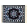 Beautiful Oriental Rug Style Mousepad Navy Miniature Carpet Computer Mouse Pad Rectangular NonSlip Elegant Office Accessories