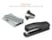 Bostitch Office Desktop Stapler Value Pack 20 Sheet Capacity Opens for Tacking includes 5000 Staples  Staple Remover Black