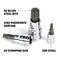 Powerbuilt 6 Pc 14 in Drive Torx Bit Socket Set T10 to T30  640049