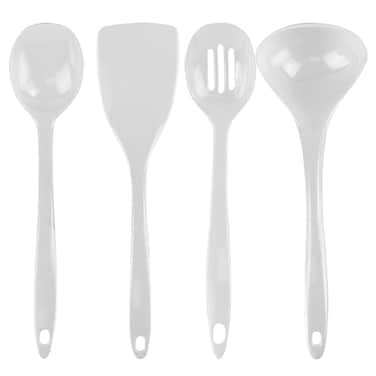 Reston Lloyd Melamine Utensil Set 4pc White