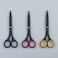 ALLEX Black Scissors for Office 65 All Metal Japanese Stainless Steel Non Stick Coated Blade Black Made in JAPAN