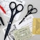 ALLEX Black Scissors for Office 65 All Metal Japanese Stainless Steel Non Stick Coated Blade Black Made in JAPAN