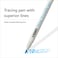LEONIS Water Erasable Fabric Marking Pen Blue 10 Count Pack  78007