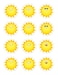 Teacher Created Resources Happy Suns Mini Accents 5422