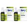 Spry Xylitol Moisturizing Bad Breath Mouth Spray Bad Breath Treatment Oral Breath Spray with Natural Spearmint 45 floz Pack of 2
