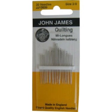 John James QuiltingBetweens Hnd NdlsSize 39 20Pkg
