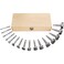 Steelex D1030 16 Piece Forstner Bit Set
