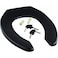 BEMIS 1955CT 047 Commercial Heavy Duty Open Front Toilet Seat will Never Loosen  Reduce Callbacks ELONGATED Plastic Black