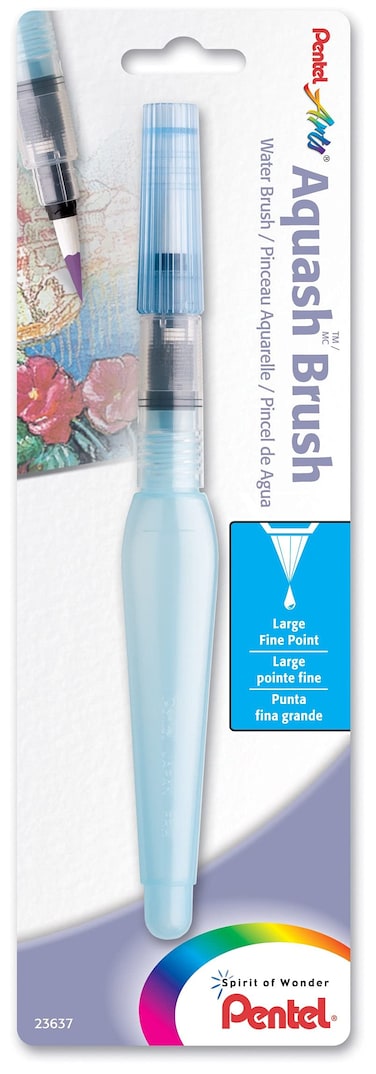 Pentel Arts Aquash Fine Point Water Brush Large FRHBBP