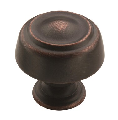 Amerock  Cabinet Knob  Oil Rubbed Bronze  158 inch 41 mm Diameter  Kane  1 Pack  Drawer Knob  Cabinet Hardware