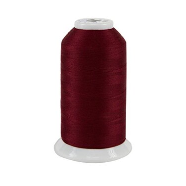 Superior Threads So Fine 3Ply 50 Weight Polyester Sewing Thread Cone  3280 Yards 414 Claret