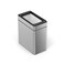simplehuman 10 Liter  26 Gallon Profile Open Trash Can Slim Trash Can for Bedroom Bathroom Office Brushed Stainless Steel