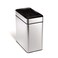 simplehuman 10 Liter  26 Gallon Profile Open Trash Can Slim Trash Can for Bedroom Bathroom Office Brushed Stainless Steel