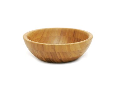 Lipper International Bamboo Wood Salad Bowl Small 7 Diameter x 225 Height Single Bowl