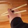 BambooMN Premium Reusable Japanese Bamboo Chopsticks Red Dot End 10 inch  12 Pairs