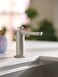 Moen Spot Resist Stainless Modern Deck Mounted Kitchen Soap Dispenser with AbovetheSink Refillable Bottle S3947SRS