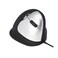 RGo HE Vertical Ergonomic Mouse Large Right Hand Wired with USB Cable 5003500 DPI Prevents Tennis ElbowMouse Arm RSI 5 Buttons  Compatible WindowsMacAndroidLinux BlackSilver
