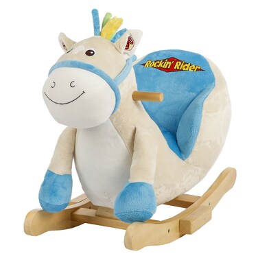 Rockin Rider Tickles Baby Rocker Ride On Blue Large