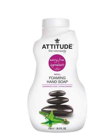 ATTITUDE Foaming Hand Soap EWG Verified Plant and MineralBased Ingredients Vegan and Crueltyfree Personal Care Products Herbal Musk Bulk Refill 352 Fl Oz