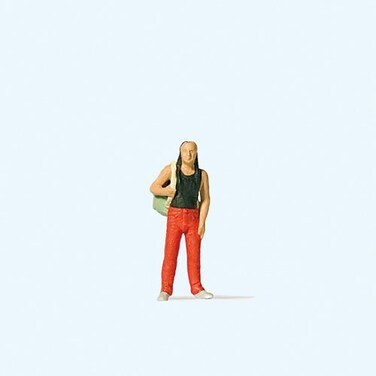 Preiser 28191 Man wBackpack HO Model Figure