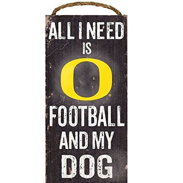Fan Creations Dog Sign University of Oregon Football Multicolored