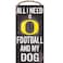 Fan Creations Dog Sign University of Oregon Football Multicolored
