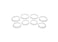 Danco 81086 Slip Joint Washer Assortment Plastic White
