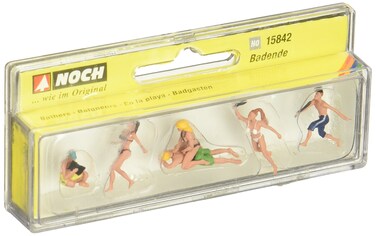 Noch 15842 Bathers On Beach 2 6 H0 Scale Figures