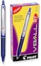 Pilot VBall RT Refillable  Retractable Liquid Ink Rolling Ball Pens Fine Point Blue Ink 12Pack 26207
