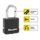 Master Lock Magnum Heavy Duty Outdoor Padlock with Key Weather Resistant Body and Cut Resistant Shackle make Lock Perfect for Fences Gates Sheds M115XDLF