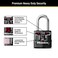 Master Lock Magnum Heavy Duty Outdoor Padlock with Key Weather Resistant Body and Cut Resistant Shackle make Lock Perfect for Fences Gates Sheds M115XDLF