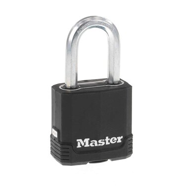 Master Lock Magnum Heavy Duty Outdoor Padlock with Key Weather Resistant Body and Cut Resistant Shackle make Lock Perfect for Fences Gates Sheds M115XDLF