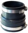 Fernco P105933 Flexible PVC Coupling For 3 Plastic Socket to Pipe Plumbing Connections