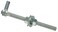 Hardware Essentials Gate Bolt Hook Zinc Steel 34 x 10