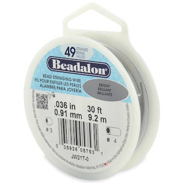 Beadalon Bead Wire 49 Strand 036 Bright30