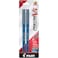 PILOT Precise V5 Stick Liquid Ink Rolling Ball Stick Pens Extra Fine Point 05mm Blue Ink 2Pack 25002