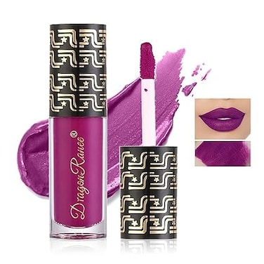 Matte Liquid Lipstick for Women Long Lasting Waterproof Lip Gloss NonFading Vampire Cosmetics Party Makeup Gift Professional Lip Stain for Halloween Party Goth Makeup Cosplay Charm Purple10