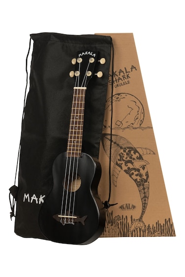 Kala MKSSBLK Makala Shark Soprano Ukulele Black One Size