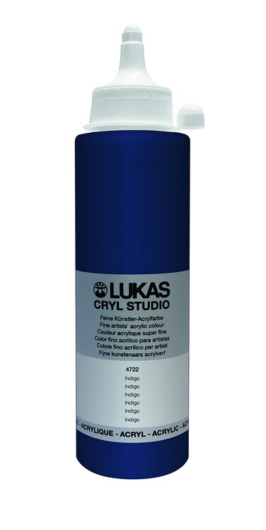 LUKAS Cryl Studio 250ml Premium Quality Acrylic Paint Indigo