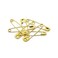 Dritz 1466 Safety Pins Brass Size 3 20Count