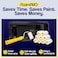 FoamPRO 162  2 Fine Finish Paint Roller  Mini Foam Roller 1 Pack  Foam Paint Roll Cover  Paint Roller Handle  Home Painting Supplies  Paint Tools