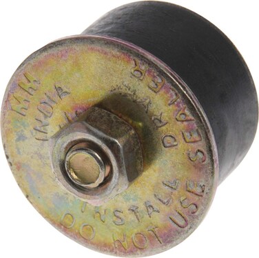 The Hillman Group 58253 Neoprene Expansion Plug 112 to 158 Inch 2Pack  Black