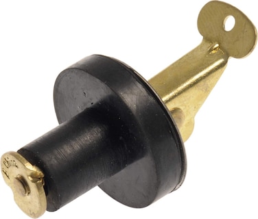The Hillman Group 58258 Drain Plug 12Inch 2Pack Brass