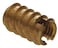 The Hillman Group 3020 51618Inch Brass Wood Insert 15Pack