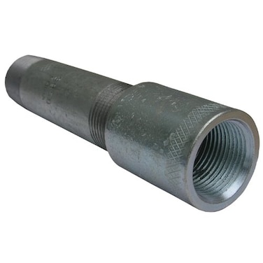 LASCO 280517 Galvanized Nipple and Coupling with Right and Left Hand Thread 34Inch x 4InchBlack