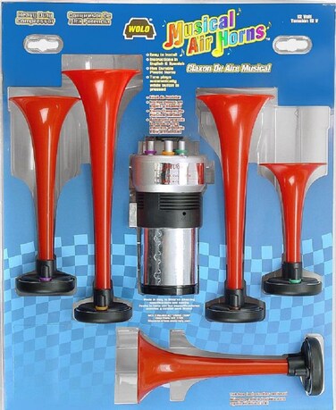 Wolo 450 Musical Horn  12 Volt Plays La Bamba