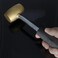 The Beadsmith Brass Head Mallet  Metal Elements  10 Inches long 2LB head with a 38mm Face  Brass  Sheet Metal Hammer for Dapping Chasing  Light Stamping