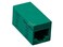 Cablelera Inline Coupler Crossover Cat6 RJ45 Female to RJ45 Female Green Color ZNWN3066XV