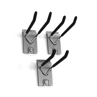 Proslat 13010 Double 8Inch Locking Hooks Designed for Proslat PVC Slatwall 3Pack